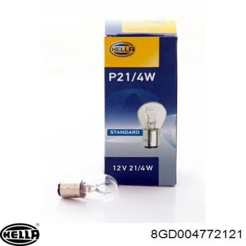 8GD004772121 HELLA Лампа автомобільна