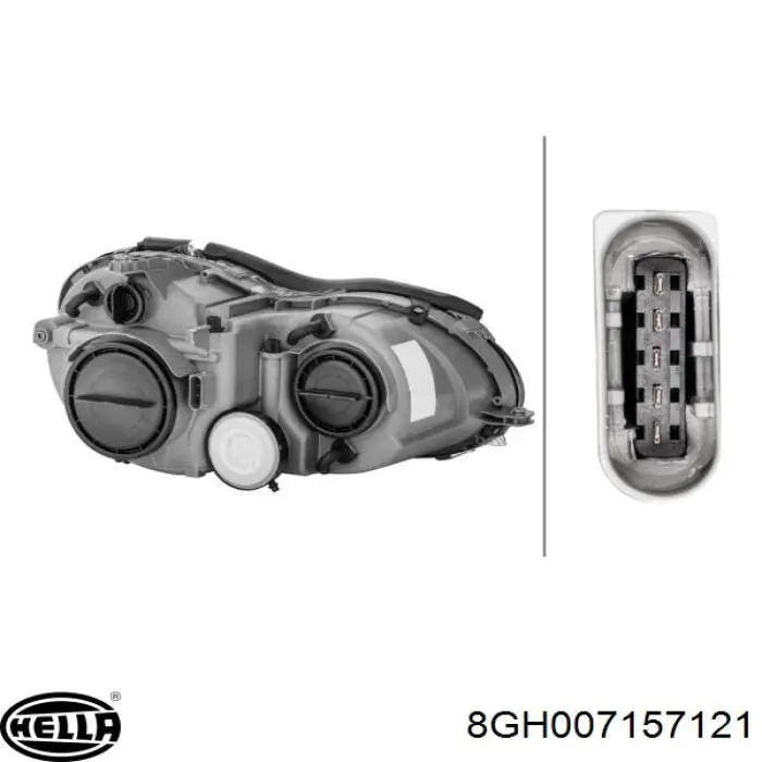 Лампочка галогенна 8GH007157121 HELLA