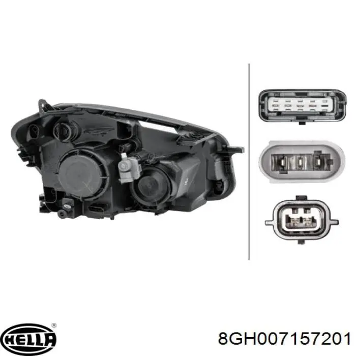 Купити 8GH007157201 HELLA Лампочка галогенна