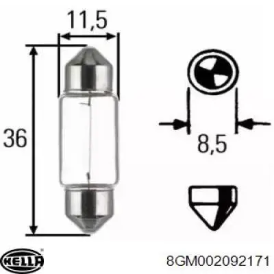 Купити 8GM002092171 HELLA Лампочки