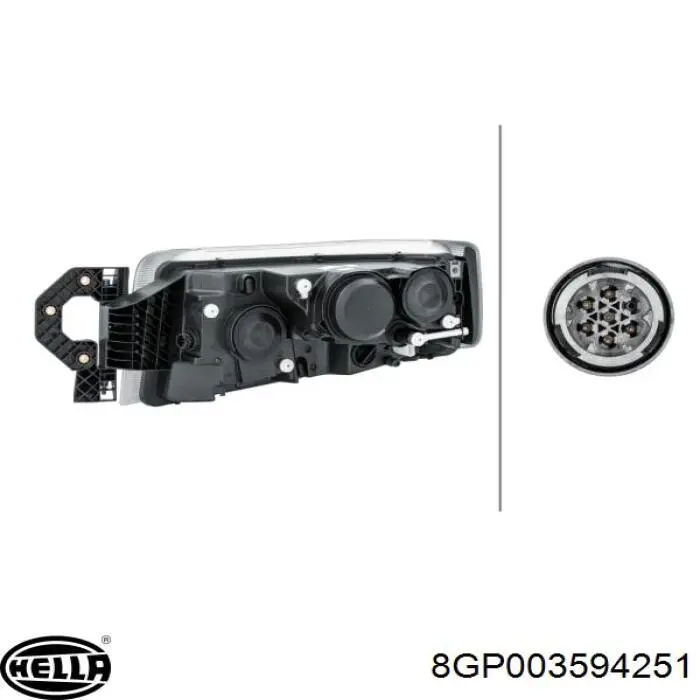 Лампа HELLA 8GP003594251