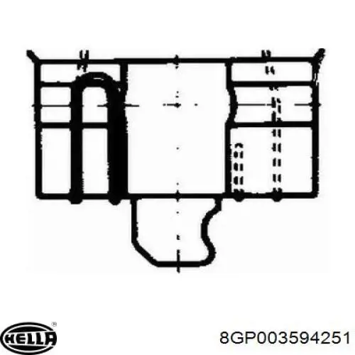 Лампочка 8GP003594251 HELLA