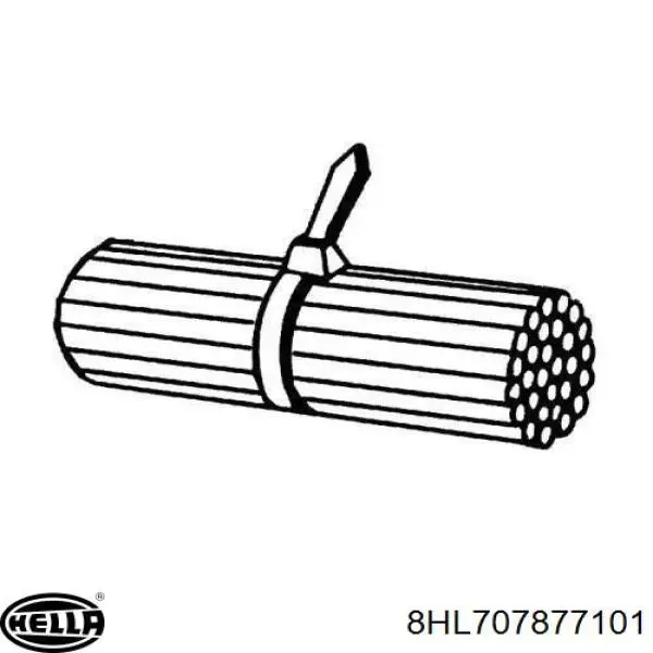 Купити 8HL707877101 HELLA Хомут пластиковий універсальний