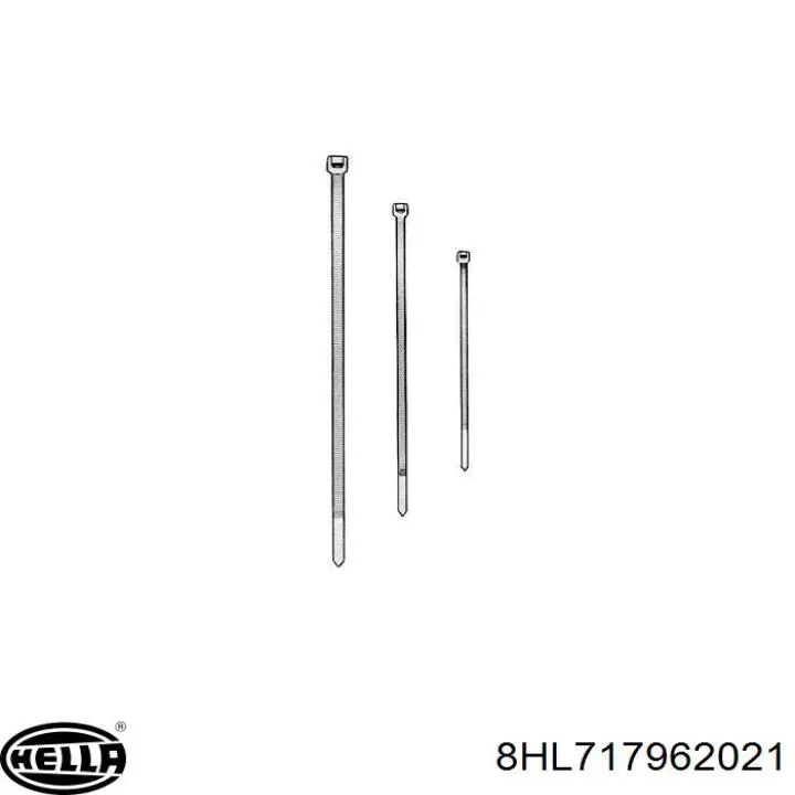 Купити 8HL717962021 HELLA Хомут пластиковий універсальний