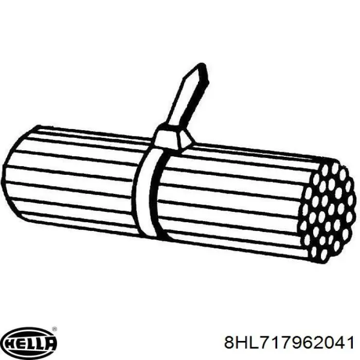 8HL717962041 HELLA Хомут пластиковий універсальний