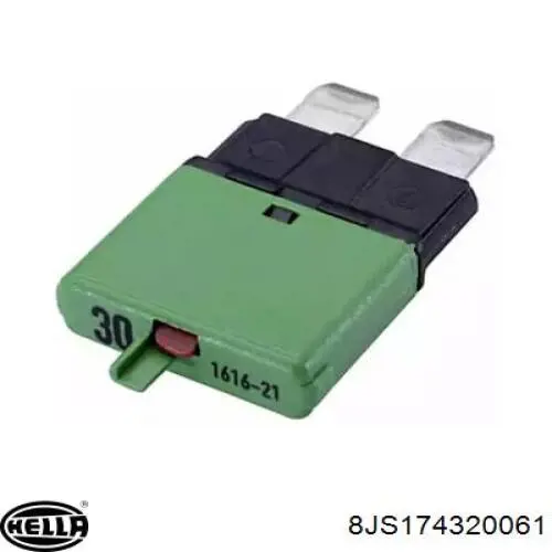 Запобіжник HELLA 8JS174320061 ціна, від 15.06 USD