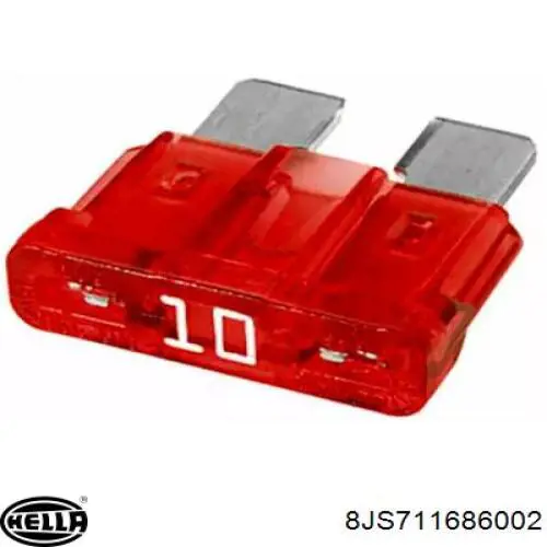 Запобіжник HELLA 8JS711686002 ціна, від 0.19 USD