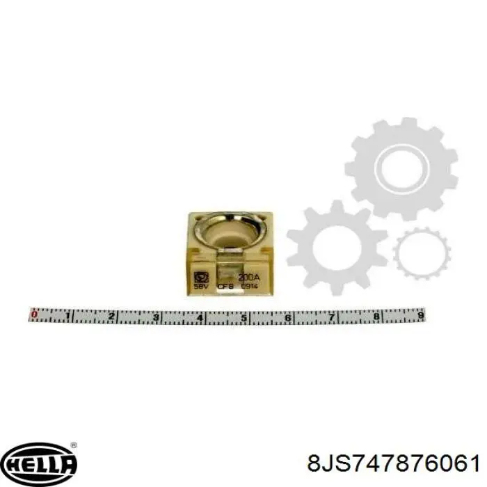 8JS747876061 HELLA Запобіжник