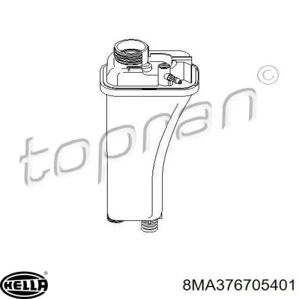 Бачок системи охолодження 1723520 BMW