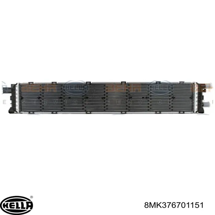 8MK376701151 HELLA Радіатор охолодження двигуна, додатковий