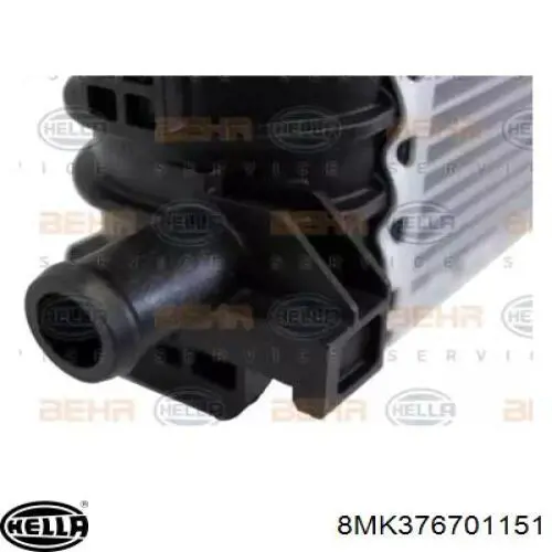Радіатор охолодження, додатковий HELLA 8MK376701151 ціна, від 113.49 USD