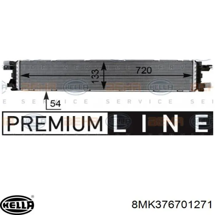 Радіатор охолодження, додатковий CIR1000P Mahle Original