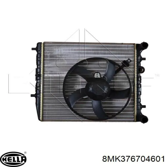 Купити 8MK376704601 HELLA Радіатор двигуна