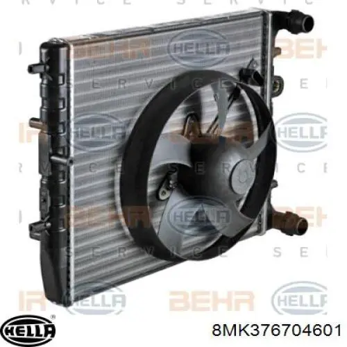Радіатор основний HELLA 8MK376704601 ціна, від 50.12 USD
