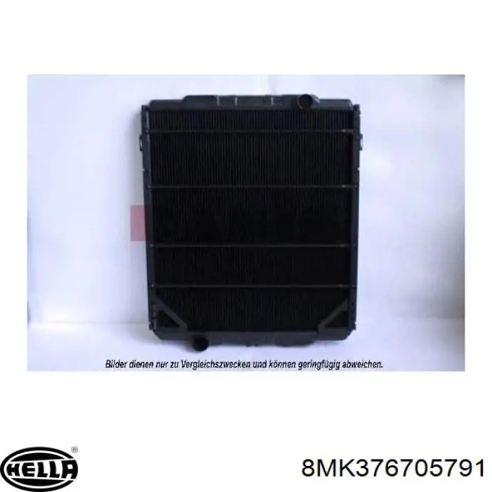 Радіатор 8MK376705791 HELLA
