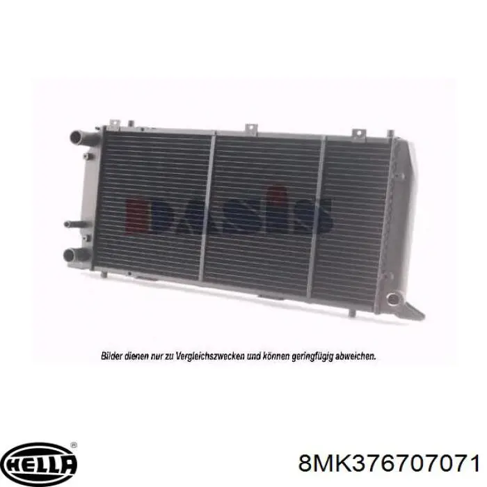 Купити 8MK376707071 HELLA Радіатор двигуна
