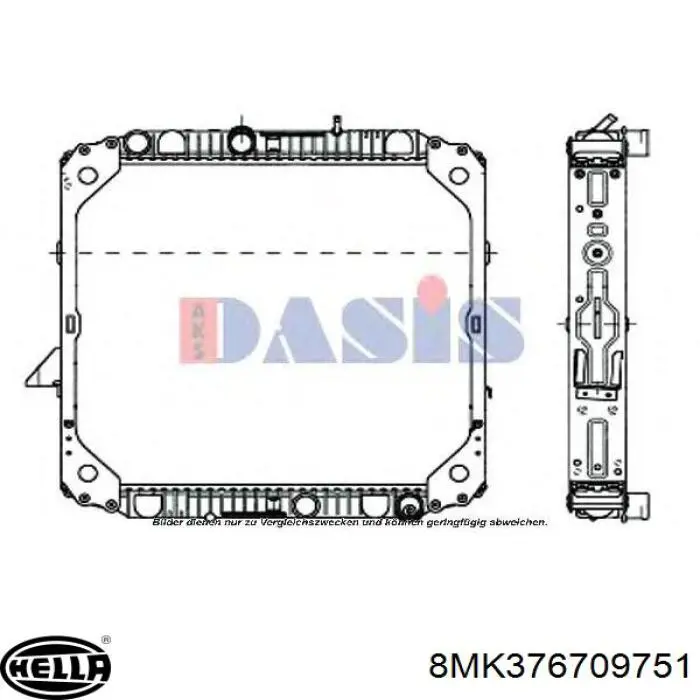 Радіатор основний Mercedes A6775001403 ціна, від 362.86 USD