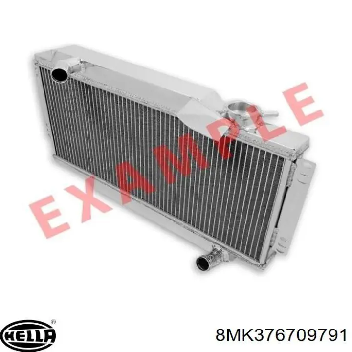 A0015017601 Mercedes Радіатор охолодження двигуна