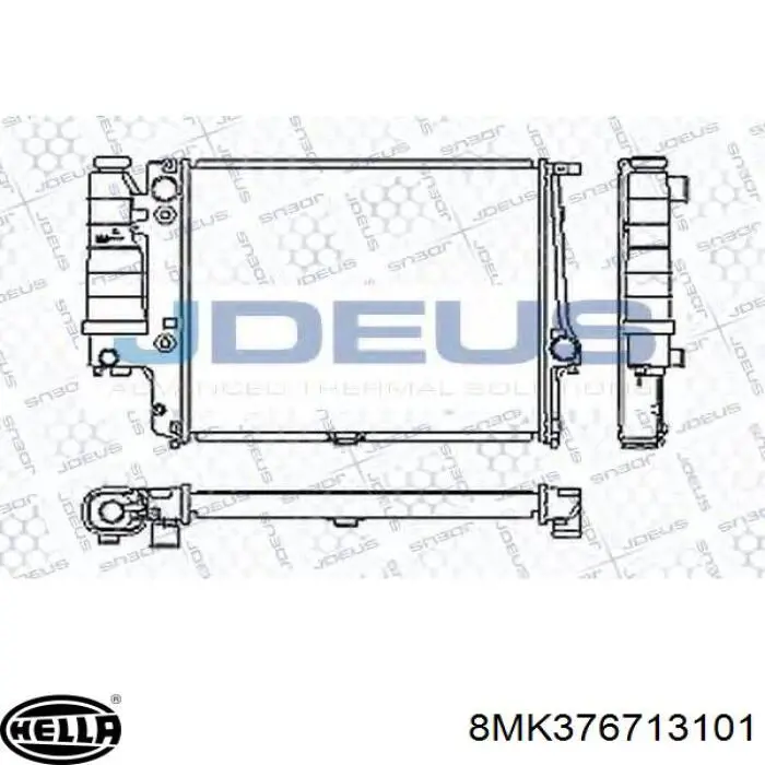 Радіатор 8MK376713101 HELLA