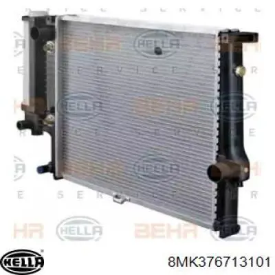 8MK376713101 HELLA Радіатор охолодження двигуна