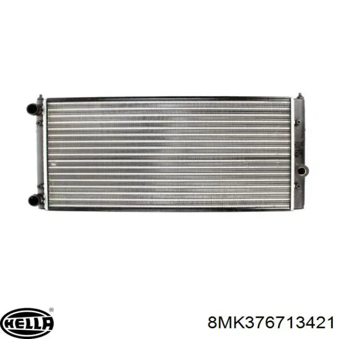 8MK376713421 HELLA Радіатор охолодження двигуна
