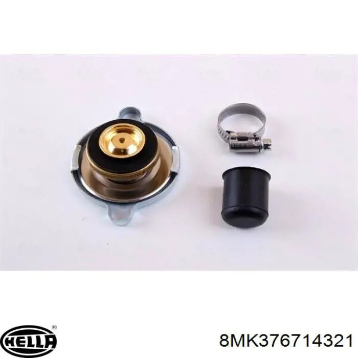 8MK376714321 HELLA Радіатор охолодження двигуна