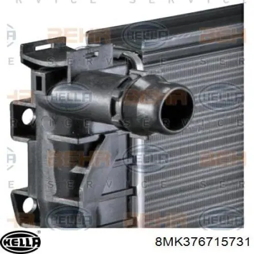 Радіатор основний HELLA 8MK376715731 ціна, від 49.86 USD
