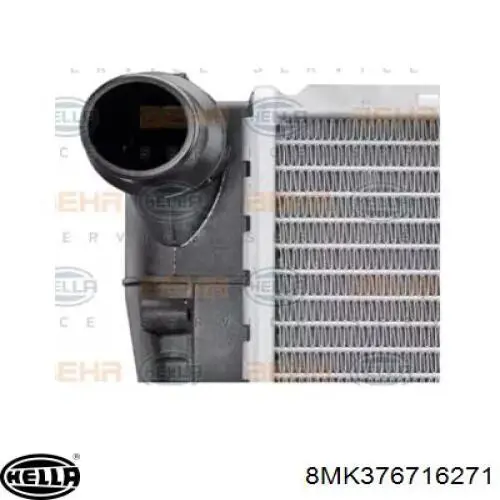 8MK376716271 HELLA Радіатор охолодження двигуна