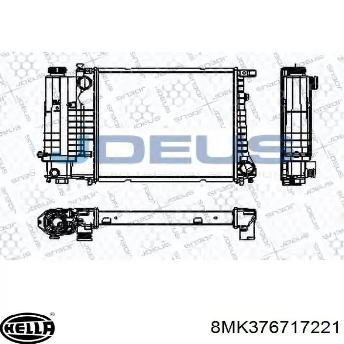 Радіатор основний BMW 17111719300 ціна, від 72.59 USD