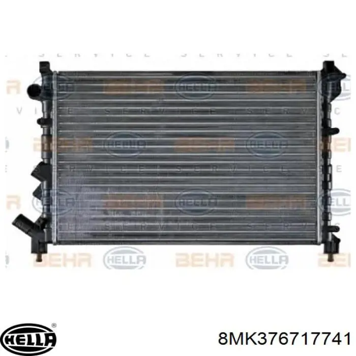8MK376717741 HELLA Радіатор охолодження двигуна