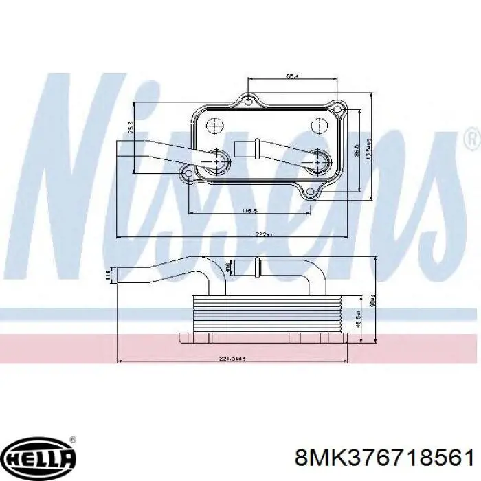 Радіатор охолодження, додатковий Mahle Original CR550000P ціна, від 132.49 USD