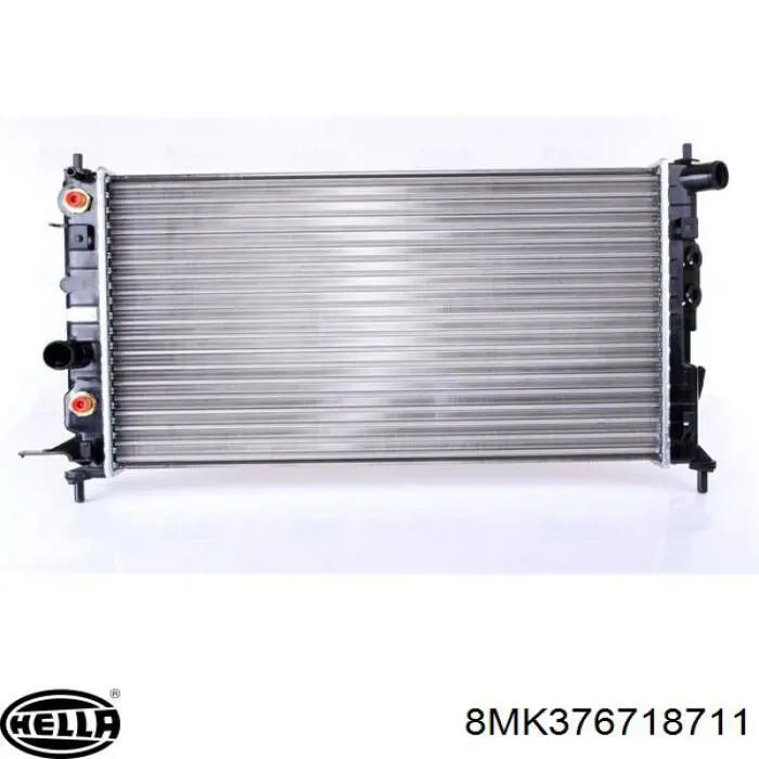 8MK376718711 HELLA Радіатор охолодження двигуна
