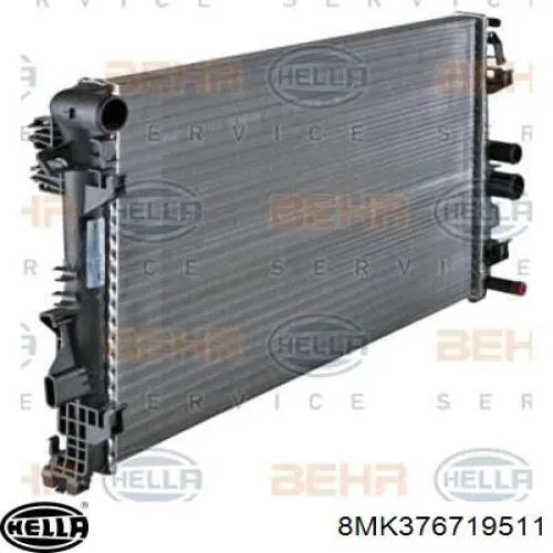 Радіатор 602537 Hart