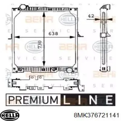 Купити 521MB440100 Perfekt Cooling Радіатор двигуна