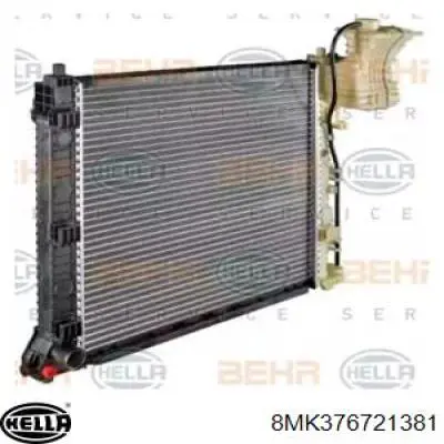 A6385011601 Mercedes Радіатор охолодження двигуна