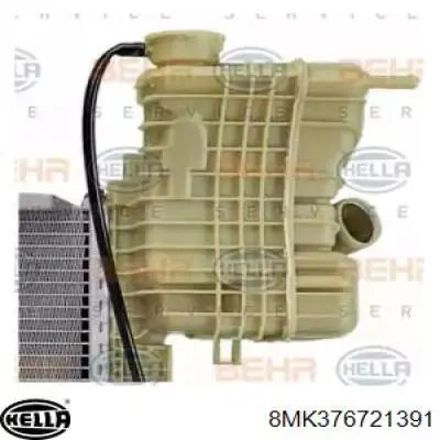 8MK376721391 HELLA Радіатор охолодження двигуна