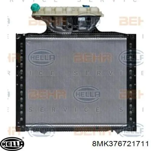 Радіатор охолодження HELLA 8MK376721711
