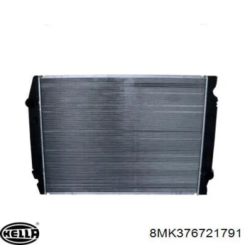 DPIV451 Daniparts Радіатор охолодження двигуна