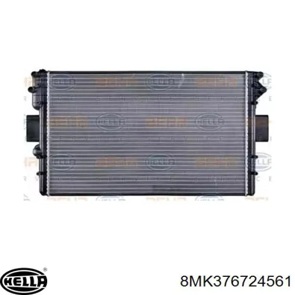 99488591 Market (OEM) радіатор охолодження двигуна