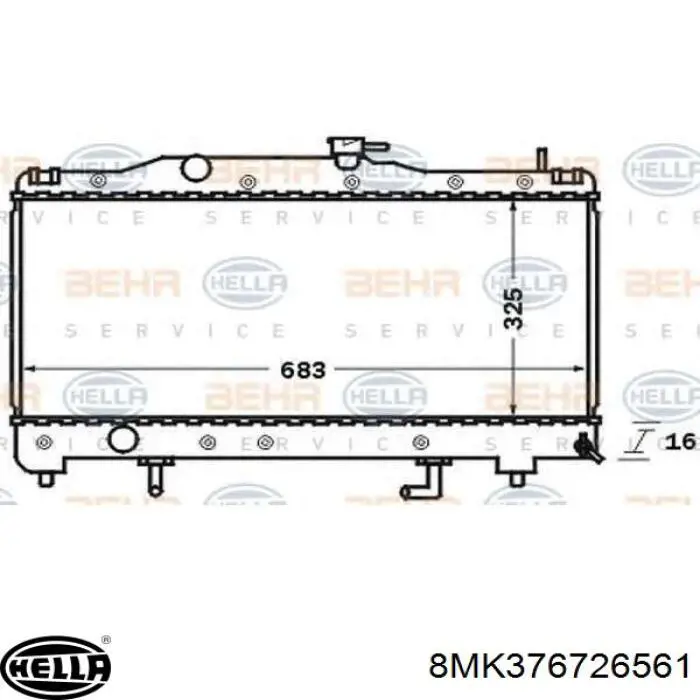 Радіатор CLD0171 Cooldog
