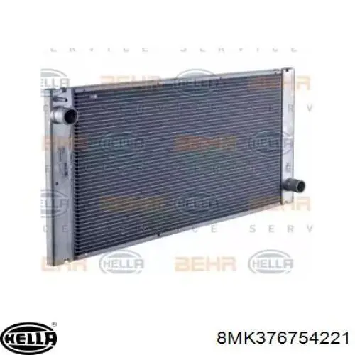 Радіатор 275127504 BMW