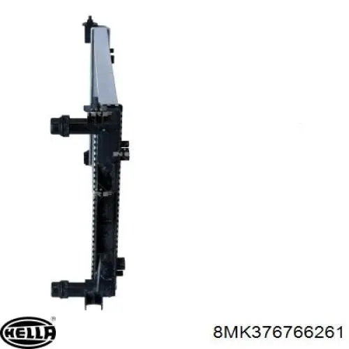 8MK376766261 HELLA Радіатор охолодження двигуна