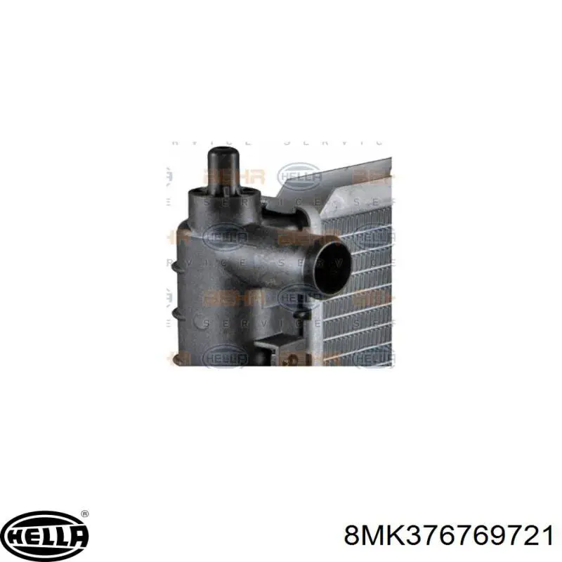 Радіатор основний HELLA 8MK376769721 ціна, від 118.05 USD