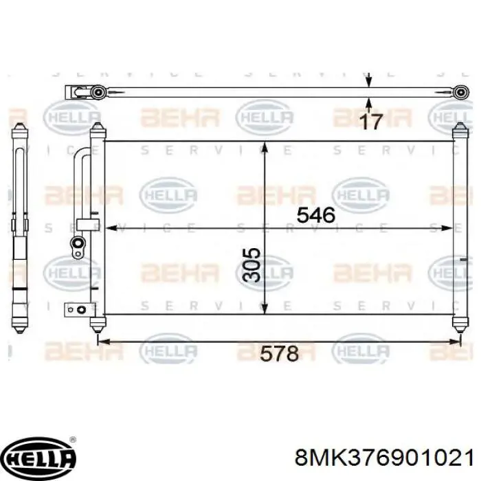 Радіатор RA65015Q Signeda