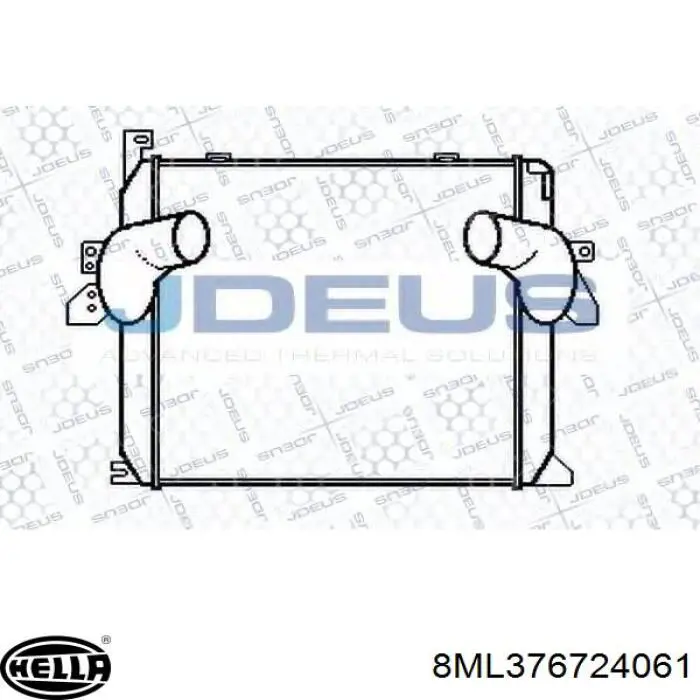Радіатор інтеркулера Mercedes A9425010201