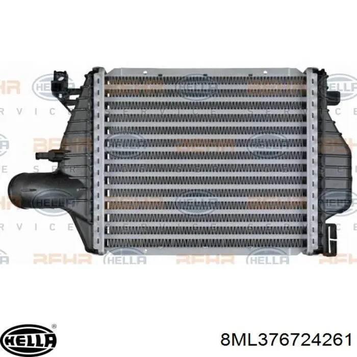 Купити A9705010201 Mercedes Радіатор интеркуллера