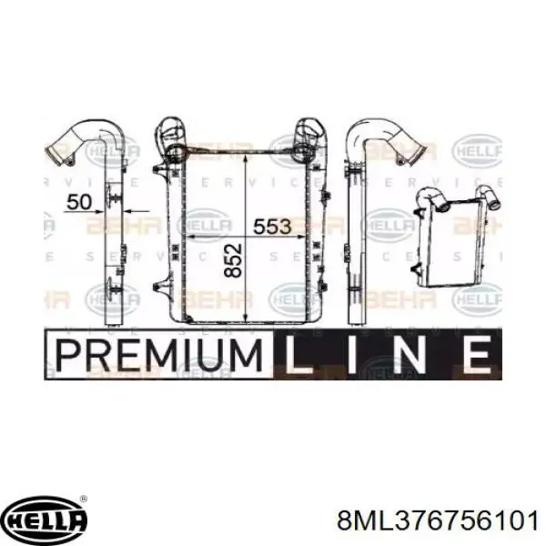 Система охолодження наддувочного повітря Perfekt Cooling 212DF139200 ціна, від 559.59 USD