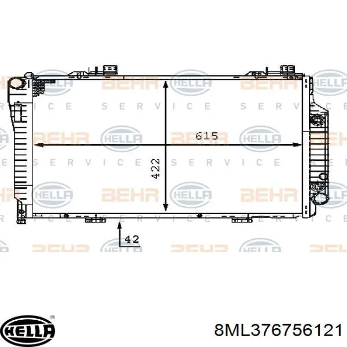Система охолодження наддувочного повітря Mahle Original CI254000P ціна, від 169.41 USD