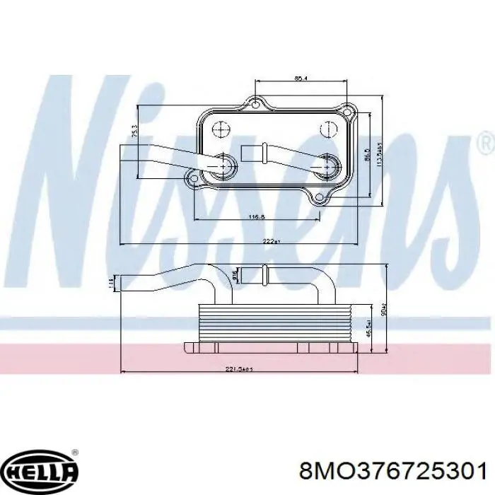 Купити CLC24000P Mahle Original Радіатор масляний