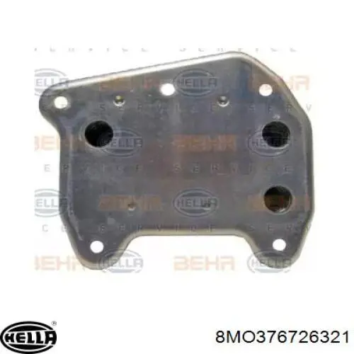 8MO376726321 HELLA Радіатор масляний